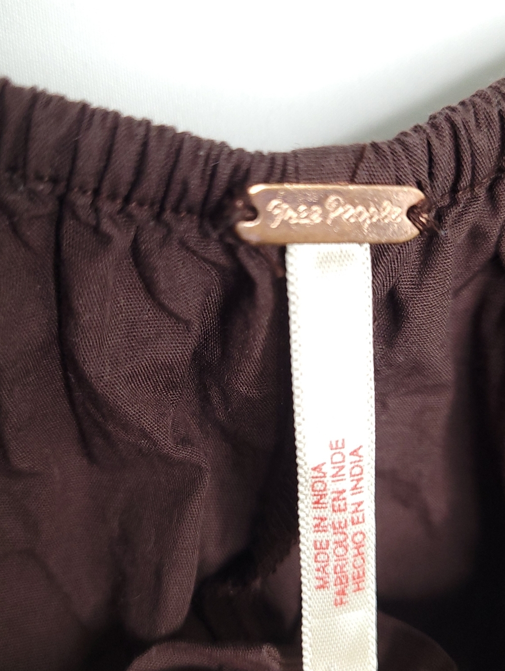 FREE PEOPLE Women's A Sight For Sore Eyes Brown Romper MEDIUM - Picture 2 of 12